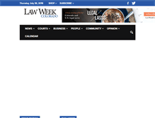 Tablet Screenshot of lawweekcolorado.com